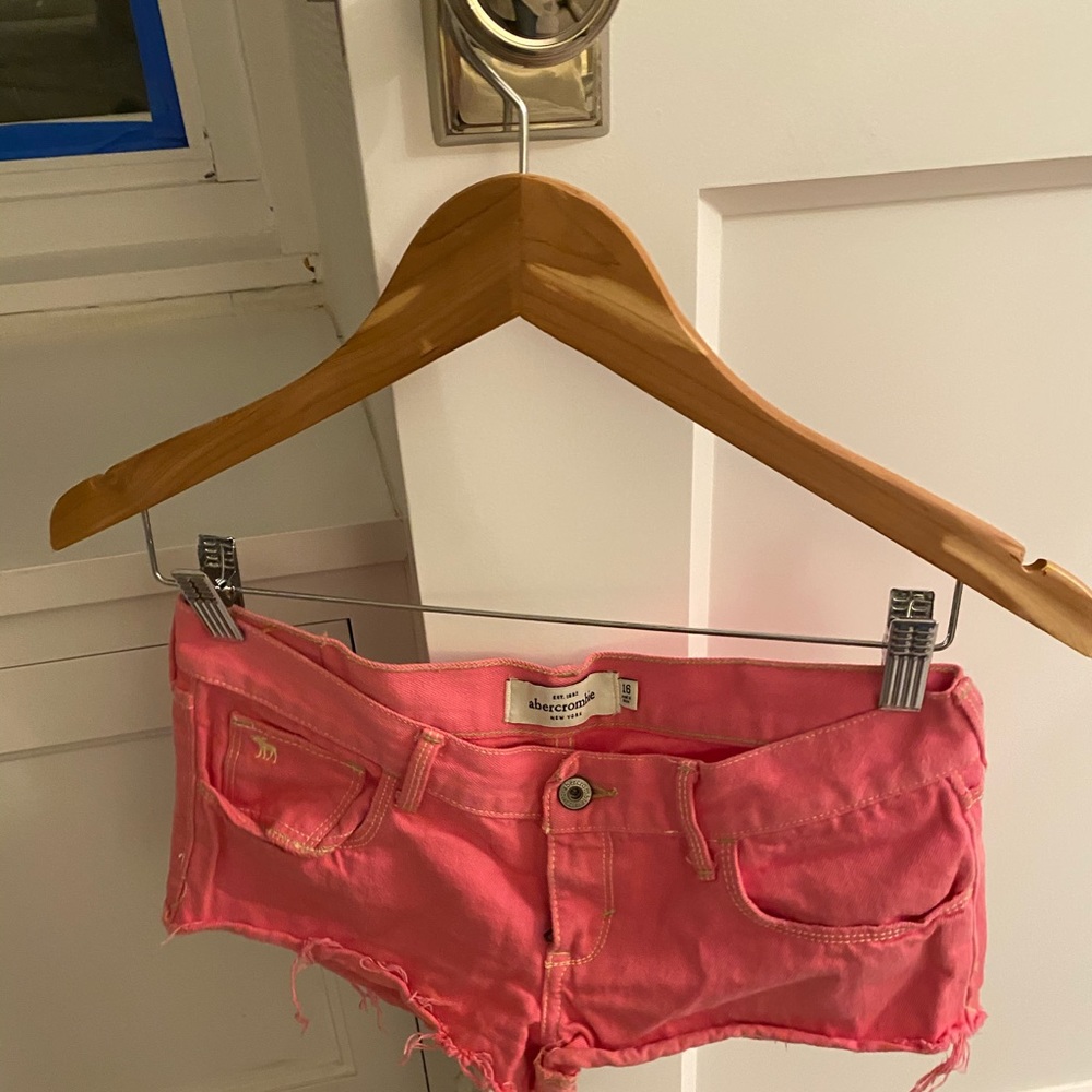 Pink shorts from Abercrombie